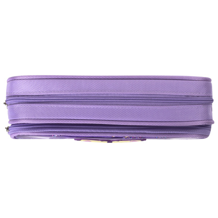 Пенал-косметичка 2 отделения, полиэстер, "Butterfly", фиолетовый, 21х6х9 см, 270256 - Пеналы мягкие