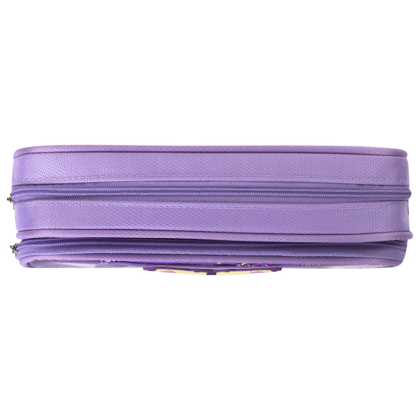 Пенал-косметичка 2 отделения, полиэстер, "Butterfly", фиолетовый, 21х6х9 см, 270256 - Пеналы мягкие