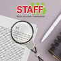 Лупа просмотровая нашейная STAFF, 4-х кратное увеличение, на шнурке, диаметр 50 мм, 455432 - Лупы
