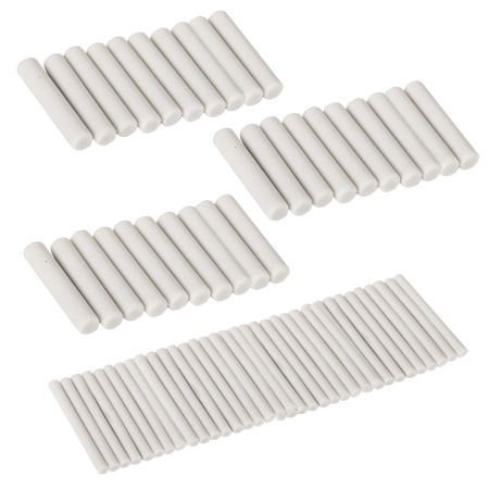 Ластик сменный для электрического ластика BRAUBERG, НАБОР 70 штук, размеры 5х25 мм/2,3х25 мм, 229611 - Расходные материалы для электрических ластиков