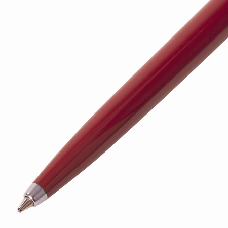 Ручка шариковая PARKER "Jotter Plastic CT", корпус красный, детали из нержавеющей стали, синяя, R0033330 - Ручки шариковые подарочные