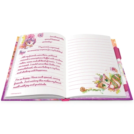 Серия: Hazelia. Блокнот в жестком переплете, на резинке, с гелевой ручкой - Блокноты и записные книжки