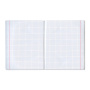 Тетрадь бумвинил, А5, 96 л., скоба, офсет №1, клетка, с полями, STAFF, СИНИЙ, 403418 - Тетради более 60 листов