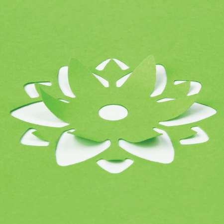 Дырокол фигурный 3D "Цветок", диаметр вырезной фигуры 38 мм, ОСТРОВ СОКРОВИЩ, 227178 - Дыроколы фигурные для творчества