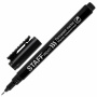 Маркер перманентный STAFF "Profit PM-105", ЧЕРНЫЙ, тонкий металлический наконечник 0,5 мм, 152170 - Маркеры перманентные