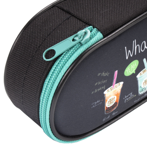 Пенал-футляр BRAUBERG, 1 отделение, полиэстер, органайзер, 21x8,5x5 см, 270373 - Пеналы мягкие