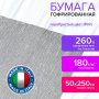 Бумага гофрированная/креповая (ИТАЛИЯ) 180 г/м2, 50х250 см, серебристая (802), BRAUBERG FIORE, 112658 - Цветная бумага