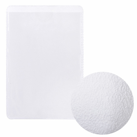 Карманы самоклеящиеся под визитные карточки (65х98 мм), КОМПЛЕКТ 5 шт., BRAUBERG, 224076 - Карманы самоклеящиеся для папок