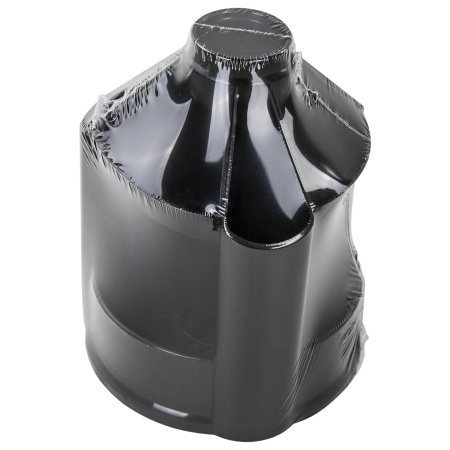 Подставка-органайзер BRAUBERG MINI, 10 отделений, вращающаяся, 107х107х130 мм, черная, 238094, ОР70 - Подставки канцелярские без наполнения