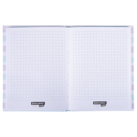 Блокнот МАЛЫЙ ФОРМАТ (110х147 мм), А6, 80 л., твёрдый, клетка, выборочный лак, BRAUBERG KIDS, "Queen", 114450 - Блокноты в книжном переплете