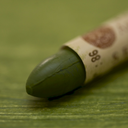 Sennelier Масляная пастель стандарт, 1 шт, зеленая ФЦ светлая