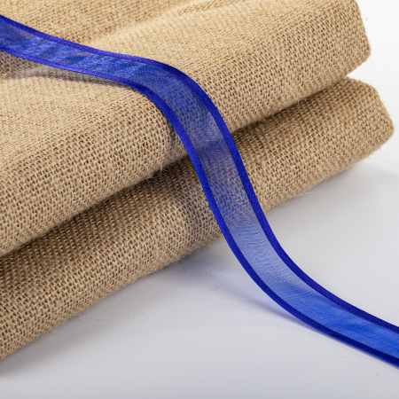 Лента органза с оторочкой ширина 25 мм, длина 23 м, синяя, BRAUBERG, 591546 - Ленты для декора, рукоделия и упаковки подарков