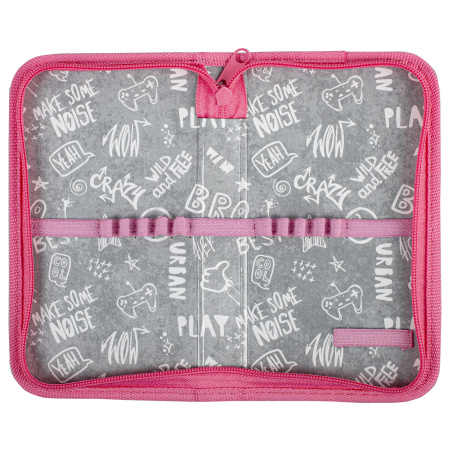 Пенал ПИФАГОР, 1 отделение, ламинированный картон, 19х11 см, "Fancy girl", 271003 - Пеналы каркасные