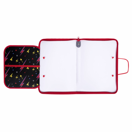 Папка для труда на молнии с ручками ПИФАГОР А4, 1 отделение, пластик, органайзер, "Street Legend", 271473 - Папки для тетрадей и уроков труда