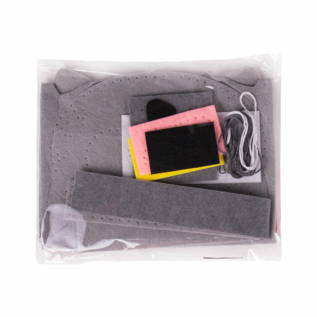 Набор для шитья сумочки из фетра "Котик", ЮНЛАНДИЯ, 664496 - Наборы для рукоделия