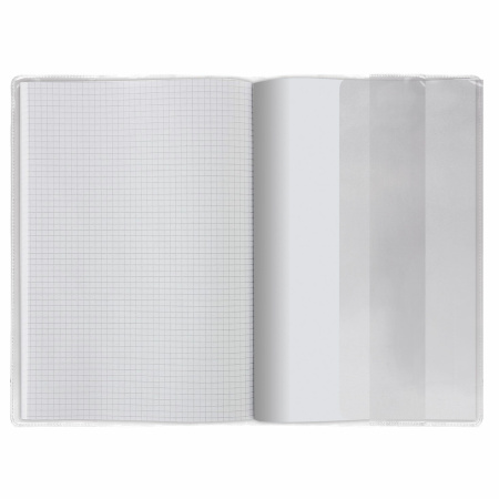 Обложка ПВХ 300х580 мм для учебников, тетрадей А4, контурных карт, ПИФАГОР, универсальная, 100 мкм, 229318 - Обложки для книг, тетрадей и журналов