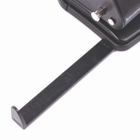 Дырокол металлический BRAUBERG "Office-Expert", до 35 листов, черно-синий, 228605 - Дыроколы настольные