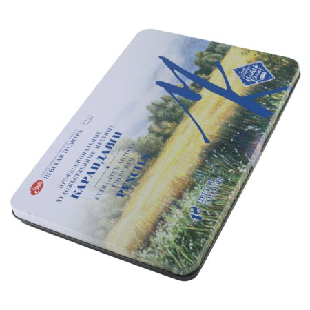 Набор профессиональных цветных карандашей "Мастер-Класс", 48 цветов, в жестяном пенале - Карандаши цветные и акварельные профессиональные