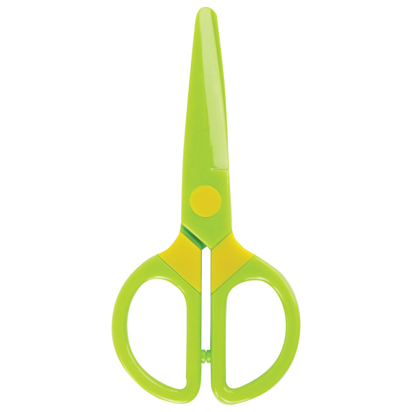 Ножницы ЮНЛАНДИЯ "МУЛЬТЯШКИ", 125 мм, с безопасными пластиковыми лезвиями, ассорти, 236983 - Ножницы детские