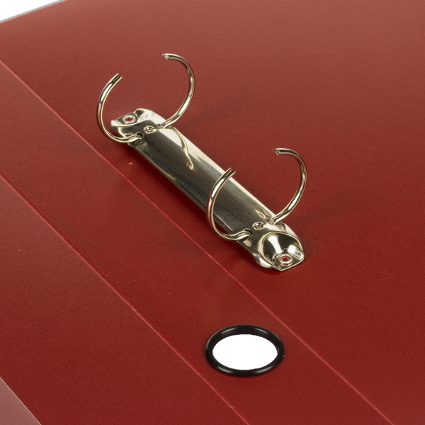 Папка на 2 кольцах BRAUBERG "Стандарт", 40 мм, красная, до 300 листов, 0,9 мм, 270480 - Папки на кольцах