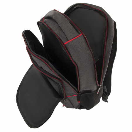 Рюкзак BRAUBERG URBAN универсальный, с отделением для ноутбука, "BOSTON", темно-серый, 47х30х14 см, 228867 - Рюкзаки с отделением для ноутбука