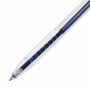Ручка шариковая настольная BRAUBERG "Counter Pen", СИНЯЯ, пружинка, корпус серебристый, 0,5 мм, 143258 - Ручки шариковые на подставке
