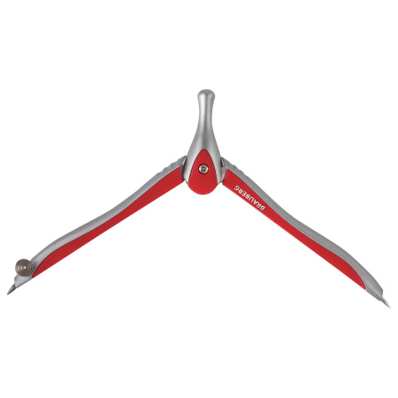 Готовальня BRAUBERG "Extra", 5 предметов (циркуль 125 мм, резинка, точилка, отвёртка, грифель), 210687 - Циркули и готовальни