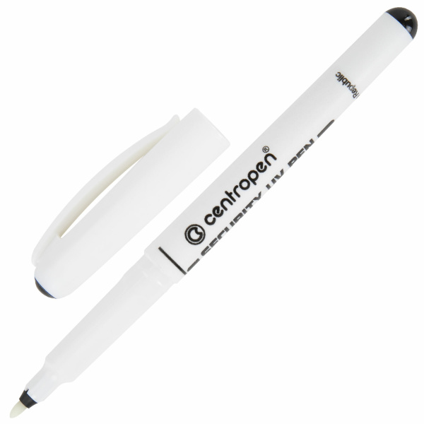 Маркер перманентный ультрафиолетовый CENTROPEN "Security UV", фонарик, 0,6-1 мм, 2699, 6 2699 0201 - Маркеры ультрафиолетовые