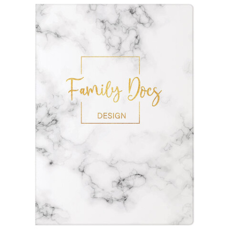 Папка-органайзер семейная для 4-х комплектов документов "Marble 1", А4, цветной принт, STAFF, 238339 - Папки для тетрадей и уроков труда