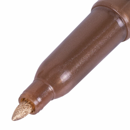 Набор маркеров для декорирования и рисования 3 ЦВЕТА BRAUBERG ART METALLIC, линия письма 1-3 мм, 152440 - Маркеры для хобби