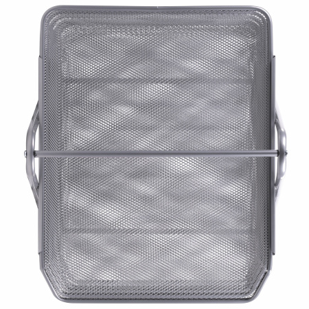 Лоток горизонтальный для бумаг BRAUBERG "Germanium", 5 секций, 370х355х295 мм, металл, серебро, 237972 - Лотки горизонтальные (поддоны)