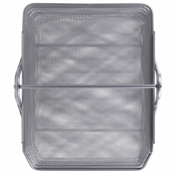 Лоток горизонтальный для бумаг BRAUBERG "Germanium", 5 секций, 370х355х295 мм, металл, серебро, 237972 - Лотки горизонтальные (поддоны)