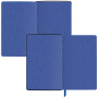 Ежедневник недатированный А5 (138х213 мм), BRAUBERG VISTA, под кожу, гибкий, 136 л., "Blue flowers", 112013 - Ежедневники с покрытием "под кожу и ткань"