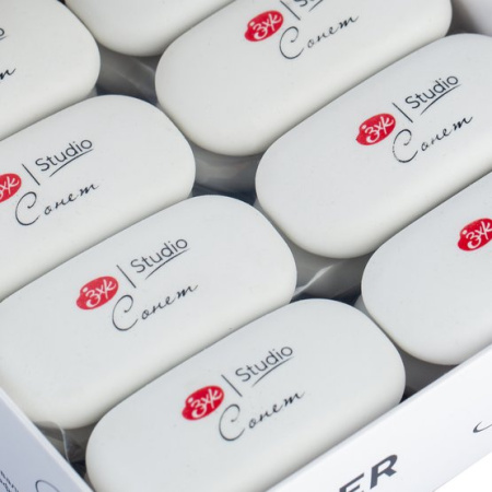 Ластик "Сонет" овальный для чернографитных карандашей - Художественные ластики и клячки