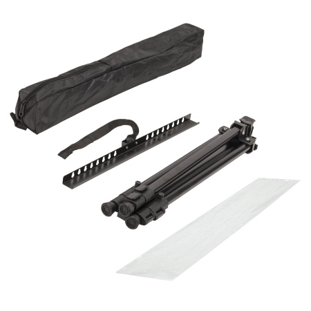 Мольберт-тренога металлический переносной, телескопический, 94х168х89 см, чехол, BRAUBERG ART, 192266 - Мольберты