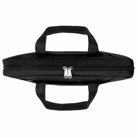 Сумка-портфель BRAUBERG с отделением для ноутбука 13-14", "Chance", 3 кармана, черная, 36х28х5 см, 240455 - Сумки деловые с отделением для ноутбука и планшета