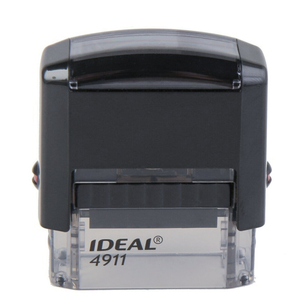 Штамп стандартный "ПОЛУЧЕНО", оттиск 38х14 мм, синий, TRODAT IDEAL 4911 DB-1.1, 161486 - Штампы стандартных слов