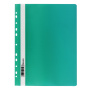 Скоросшиватель пластиковый с перфорацией BRAUBERG, А4, 140/180 мкм, зеленый, 226581 - Папки-скоросшиватели мягкие