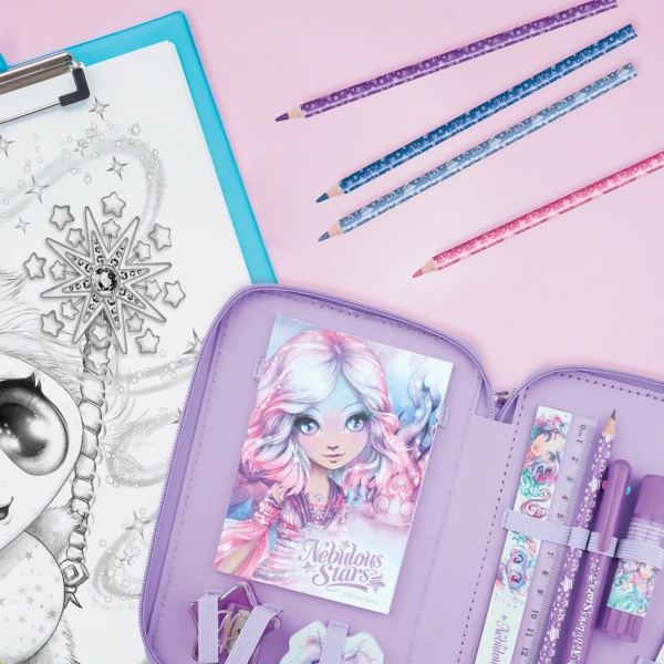 Серия Estrelia: Школьный пенал с наполнением, для девочек - Пеналы