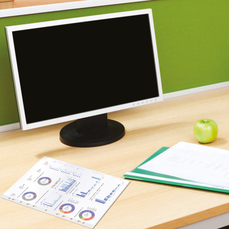 Папки-файлы перфорированные А4 BRAUBERG "STANDARD", КОМПЛЕКТ 100 шт., матовые, 40 мкм, 229660 - Папки перфорированные