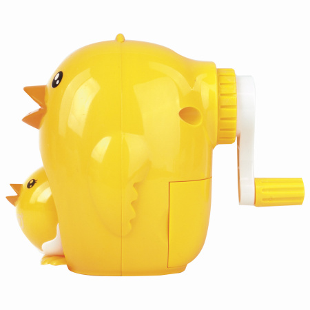 Точилка механическая ПИФАГОР "Цыпа", + ручная точилка, корпус ассорти, 228485 - Точилки механические