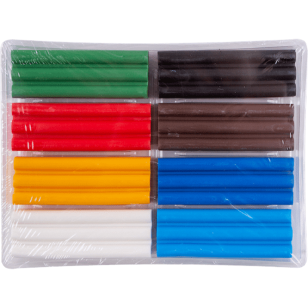 Набор пластики (полимерной глины) "Цветик" 8 цветов - Пластика для запекания в наборах