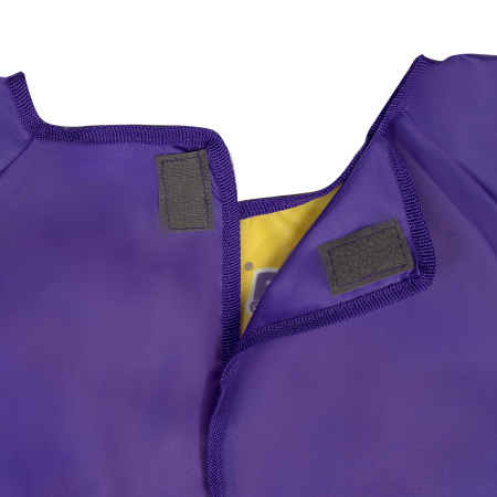 Набор для уроков труда ЮНЛАНДИЯ, клеенка ПВХ 40x69 см, фартук-накидка с рукавами, фиолетовый, 228355 - Аксессуары для рисования