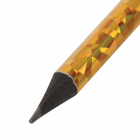 Карандаш чернографитный BRAUBERG "PREMIUM TURKEY", 1 шт., "Hologram", НВ, 181571 - Карандаши чернографитные