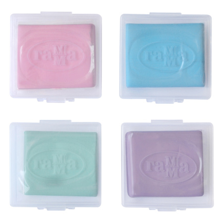 Ластик-клячка Гамма "Студия", 40*35*10мм, ассорти пастельные цвета, пластик. контейнер, 1 шт