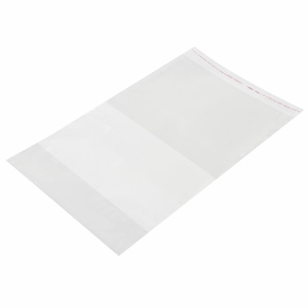 Обложка ПП 220х460 мм для дневников, учебников, прописей, ПИФАГОР, универсальная, КЛЕЙКИЙ КРАЙ, 80 мкм, штрих-код, 229346 - Обложки для книг, тетрадей и журналов