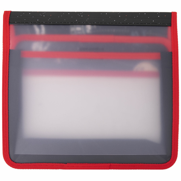 Папка для тетрадей ЮНЛАНДИЯ А5, пластик, 2 отделения, клапан на липучке, "Endless Space", 271492 - Папки для тетрадей и уроков труда