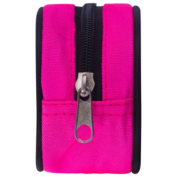 Пенал-косметичка BRAUBERG овальный, полиэстер, "Pink", 22х9х5 см, 229270 - Пеналы мягкие