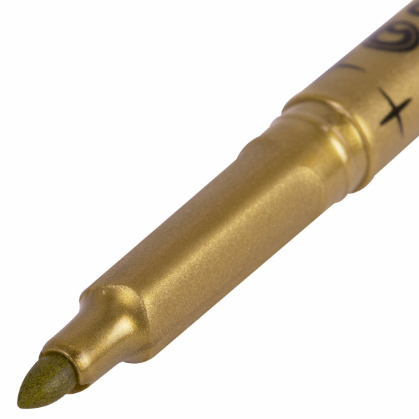 Маркер для декорирования ЗОЛОТОЙ CENTROPEN, круглый наконечник, 1,5-3 мм, 2690, 6 2690 0195 - Маркеры перманентные