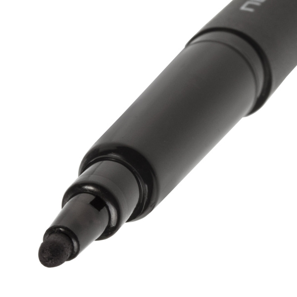 Маркер перманентный BRAUBERG "CLASSICLine", ЧЕРНЫЙ, тонкий наконечник 1 мм, 150296 - Маркеры перманентные